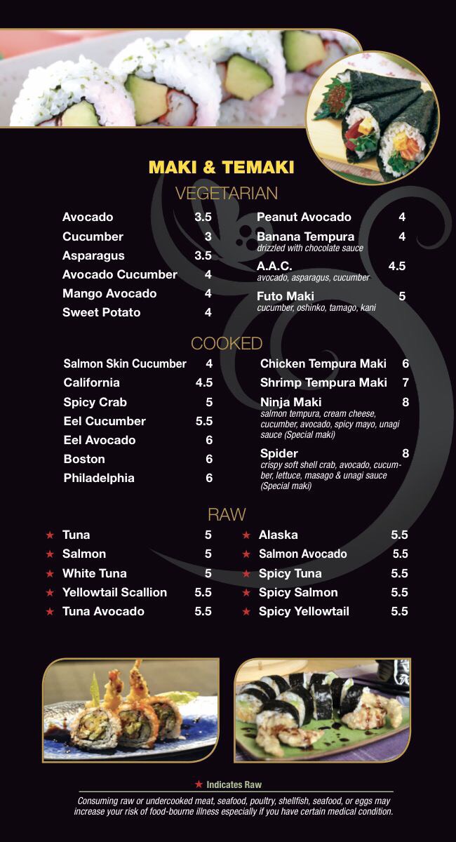 A la Carte Maki Maki